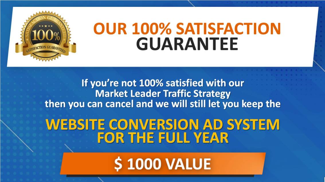 100% Satisfaction Guarantee